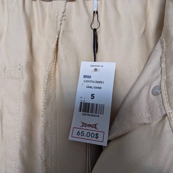 Vero beige pants size 5 - Picture 2 of 3